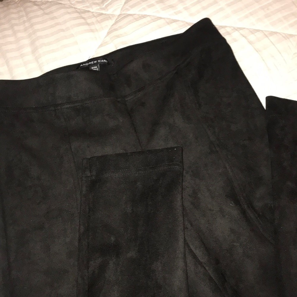 Andrew Marc Thick Black Dress Leggings